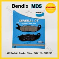 ( Promotion+++) คุ้มที่สุด ผ้าเบรคหน้า BENDIX (MD5) แท้ สำหรับรถมอเตอร์ไซค์ HONDA Air Blade / Click / PCX 125 / CBR250 ราคาดี ผ้า เบรค รถยนต์ ปั้ ม เบรค ชิ้น ส่วน เบรค เบรค รถยนต์