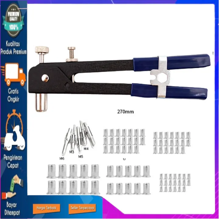 Tang Rivet Manual Hand Riveter Paku Keling Mur Tembak Manual Kunci Pas