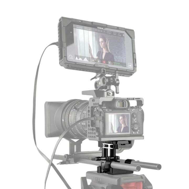 best-seller-smallrig-universal-15mm-rail-support-system-baseplate-2092-กล้องถ่ายรูป-ถ่ายภาพ-ฟิล์ม-อุปกรณ์กล้อง-สายชาร์จ-แท่นชาร์จ-camera-adapter-battery-อะไหล่กล้อง-เคส