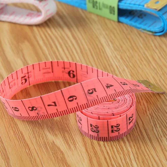 Tailor Body Measure Waist Measuring Tape Soft Sewing Cloth Ruler Body  Measuring Ruler Tukang Jahit Ukur Badan