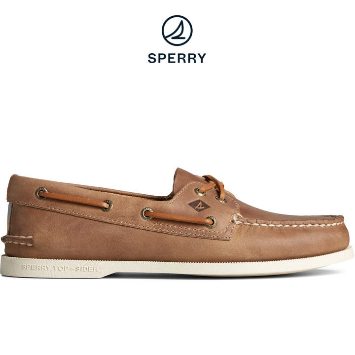 Sperry leather sneakers best sale mens