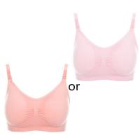 Women Nursing Maternity Bra Push Up Breastfeeding Bralette Wire Free Push Up New