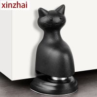 New Door Suction Creative Cat Strong Magnetic Door Resistance Ground Suction Free Punching Door Fixed Door Stop Door Hardware Locks