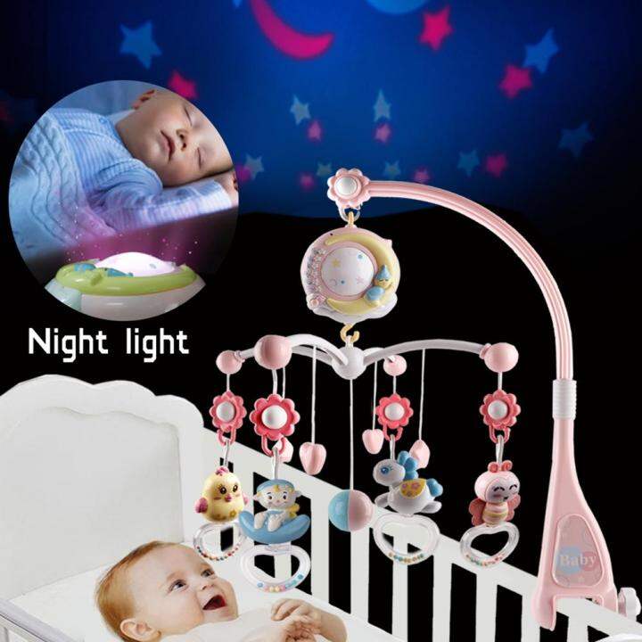Baby Musical Mobile Crib with Music and Lights, Timing Function