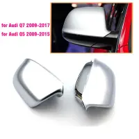 Cubiertas De Espejo Retrovisor Para Audi Q7 2009-2017 , Q5 2009-2015, Tapa Mate Cromada, Accesorios De Estilo/