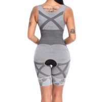 、’】【= Bamboo Charcoal Magic Body Shaper Chest Support Hip Lift Waist Abdomen Breathable Seamless Cool Seamless Body Shaping Bodysuit