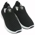 Klensia Sport Shoes Sepatu Sneakers Wanita Tanpa Tali Hitam 689-008- Black (ronghe)2. 