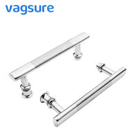 Vagsure 2pcsLot ABS+ Stainless Steel Brushed Sliding Knob Door Handle For Furniture Interior Shower Cabin Accessories Hardware