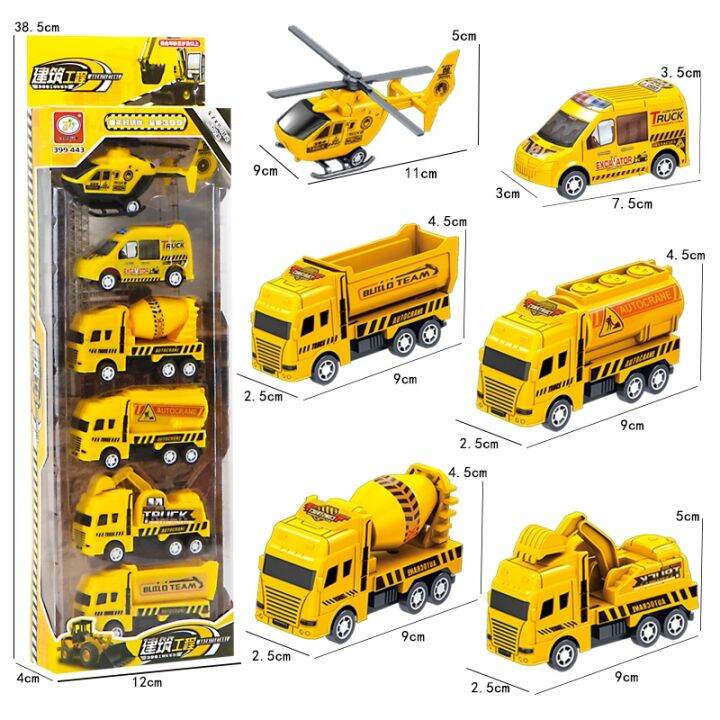 jiozpdn055186-6pcs-alloy-diecast-engineering-car-fighting-truck-brinquedos-para-crian-as-kids-excavator-tractor