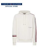 Tommy Hilfiger เสื้อสเวตเตอร์ผู้ชาย รุ่น MW0MW29339 AF4 - สีขาว