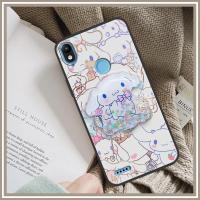 Silicone Anti-knock Phone Case For infinix X5515/Smart2 foothold cartoon Back Cover Soft Case TPU Original Cute glisten