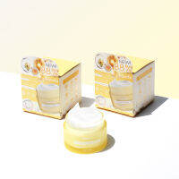 มอยส์เจอไรเซอร์เพื่อผิวชุ่มชื่น นุ้มเด้ง สำหรับผิวแห้ง สีเหลือง Kanda Calendula Hydrating Aqua Cream 45ml.