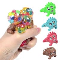 Kids Adult Squishy Dinosaur Mesh Ball Stress Relief Toys Autism Toys Novelty Stress Reliever Toys Stress Relief