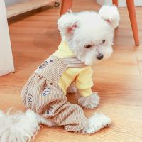 PETCIRCLE Dog Clothes Bear Bib Overalls For Small Dog Puppy Pet Cat Autumn And Winter Pet Cute Costume Pet Clothes Coat Jacket Clothing Shoes Accessor