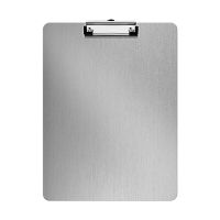 Metal Clipboard Folder A4 Stainless Steel Clip Board Bill Storage Folder Writing File Board Menu Splint for Business