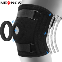 NEENCA Plus Size Knee Brace for Knee Pain Relief, Adjustable Knee Support for Large Leg and Big Thigh, Strap Knee Brace with 6 Side Stabilizers for Women &amp; Men, Meniscus Tear, Arthritis, ACL. ACE-61