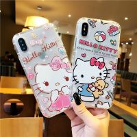 เคสลายการ์ตูนแมวใสสำหรับ TECNO POP 4 LTE 5 Spark 6 GO 6 5 Air 8C 8P 7T 4 Lite เก้าอี้ยาว4 Pro LD7 POVA 2 Camon 18P 17P