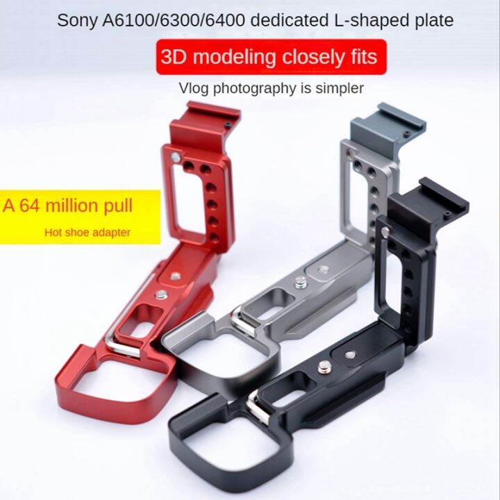 Quick Release L Plate Camera Bracket for Sony A6400 A6300 A6100 Handle