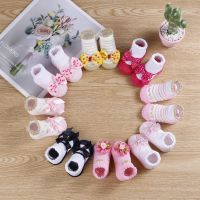 Baby Girl Cute Socks Fit 0-6 Months Fashion Bowknot Flower