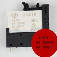 【✴COD✴】 rip2jl 20ชิ้นเต้ารับรีเลย์บางเฉียบ5pin 5V 12V 24V 6a Hf41f-5-zs มาโครฐานเชื่อม Hf41f-24-zs Hf41f-12-zs