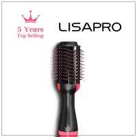 LISAPRO แปรงลมร้อน &amp; เครื่องเป่าผมขั้นตอนเดียวและ Volumizer 1000W ไดร์เป่าผมสัมผัสนุ่มสีชมพูของขวัญและเครื่องหนีบผมและม้วนผม