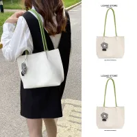 Summer texture niche student class large capacity commuting large bag for women 2023 new shoulder tote bag 【JYUE】