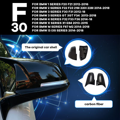 Rearview Mirror Cover for BMW F20 F21 F22 F23 F30 F21 F34 F32 F33 F34 F36 E84 X1 F87 M2 i3 Car Side Wing Rear View Mirror Case