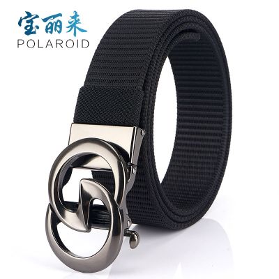 G fashionable belt young men automatic nylon buckle leisure mens belts joker ﹉