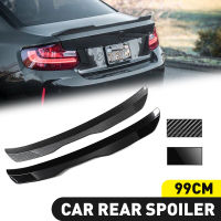 Hatchback Universal ด้านหลังหลังคาสปอยเลอร์ปีก ABS ตกแต่ง Trim Strip สีดำ/ คาร์บอนไฟเบอร์สำหรับ Hatchback รถ BMW Benz