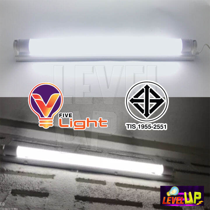 ชุด-10-หลอด-v-light-หลอดไฟนีออน-led-t8-9w-แสงสีขาว-daylight