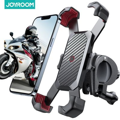 Joyroom คลิปติด GPS กรอบกันกระแทกที่ตั้งโทรศัพท์มือถือ4.7-7นิ้วที่วางโทรศัพท์ Dudukan Ponsel Sepeda อเนกประสงค์สำหรับจักรยานที่วางโทรศัพท์ °