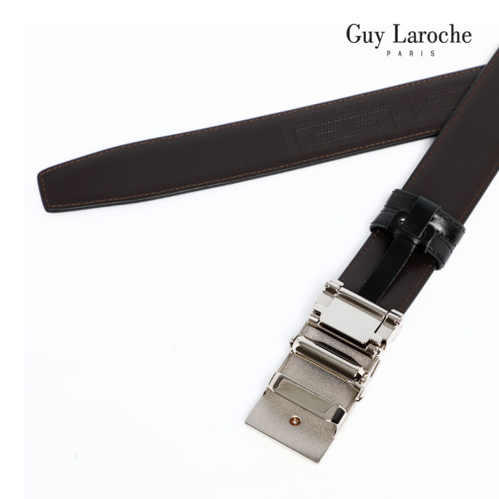 guy-laroche-เข็มขัดหนังผู้ชาย-รุ่น-mgb0020a-สีดำ