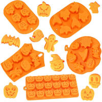 Cookie Mold Chocolate Mold DIY Baking Mold Food Baking Mold Pumpkin Silicone Mold Ghost Halloween Silicone Mold