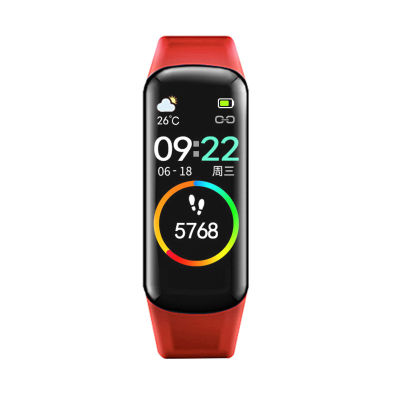 Smart Bracelet 1" AMOLED Colorful Screen Heart Rate Fitness Tracker Bluetooth Waterproof Sport Smart Band Health Wristband
