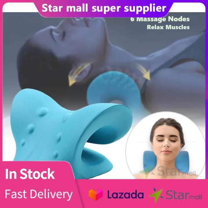 Neck Massage Pillow Portable Gravity Acupressure Shoulder Pain Relief