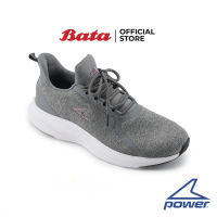 Bata บาจา POWER รองเท้ากีฬาวิ่ง แบบผูกเชือก สำหรับผู้หญิง  รุ่น Harrow Plus Repel สีเทา รหัส 5182156