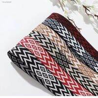 ✙☢ 3 Meter DIY New Colorful Jacquard Striped Webbing Wavy Instrument Bag Shoulder Strap 3.8cm