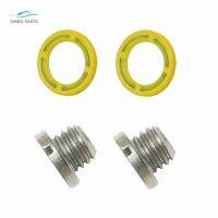 2 PCS Marine Drain Plug Screw Kits for Mercury MERCRUISER Replaces 10-79953Q2