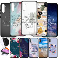 อ่อนนุ่ม Phone ปก เคสโทรศัพท์ J178 N127 Love Bible Verse Philippians Flower Jesus Coque หรับ OPPO A3S A5 A9 A7 A5S A37 Neo 9 A17K A83 A1 A92 A72 A52 F5 F7 F9 A7X A54 A12 A15 A16 A15S A16S A56 A55 F11 Pro A94 4G A95 A53S A39 A57 A17 ซิลิโคน Casing