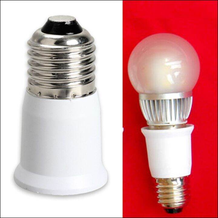 คุณภาพสูง-e27อะแดปเตอร์-led-เพื่อ-e27ขั้วหลอดไฟปลั๊กแปลงไฟหลอดโคมไฟไฟขั้วหลอดไฟอะแดปเตอร์ปลั๊ก-extender-ไฟ-led-ใช้