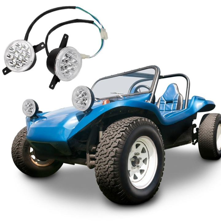 1คู่-led-3สายไฟไฟหน้า-fit-สำหรับ150cc-20cc-250cc-a-quad-buggy-เหมาะกับหลายยี่ห้อค้อนยูทิลิตี้-a-gy6