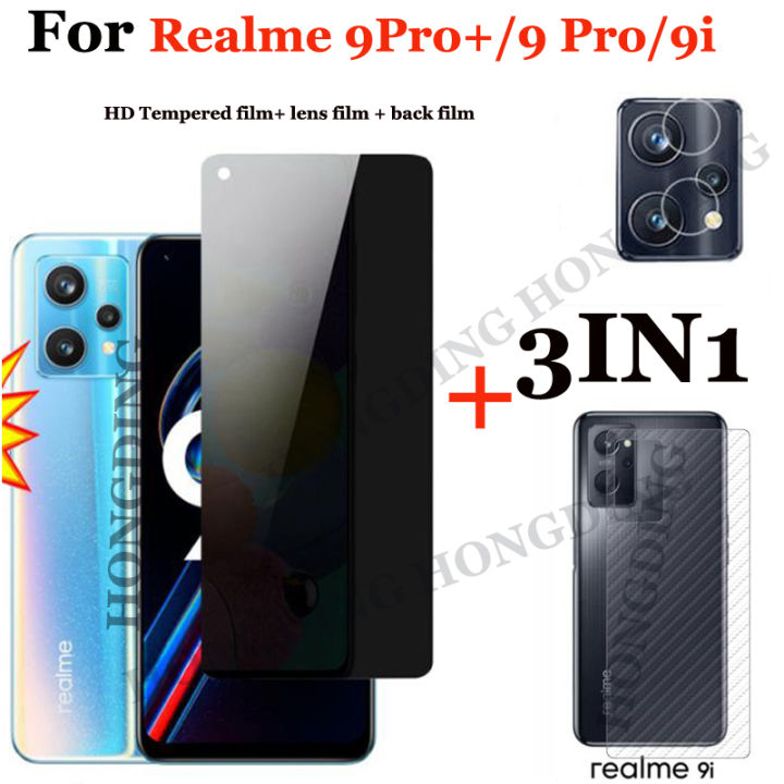 3PCS Super Clear HD Tempered Glass Protector Screen Film for Realme 10 9i 9  Pro+ 5G 4G Glass Protective