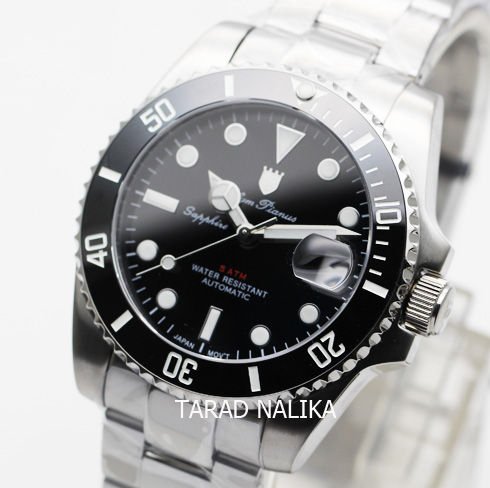 นาฬิกา-olym-pianus-automatic-submariner-sapphire-899832ag-423-ขอบเซรามิค