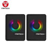 【big-discount】 FANTECH ลำโพง GS203ลำโพงแสง RGB ขนาดเล็กลำโพงไฮไฟซับวูฟเฟอร์สำหรับโน็คบุคตั้งโต๊ะคอมพิวเตอร์