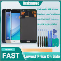 จอ OLED Redsange สำหรับ Samsung Galaxy J3 2016/J320หน้าจอ LCD หน้าจอดิจิตอลจอแสดงผลหน้าจอสัมผัสสำหรับจอแสดงผล TFT J320 Samsung Galaxy J3 2016