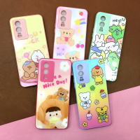 เคสซัมซุง/Samsung A53(5G) S22 S22 Ultra พร้อมส่งจากไทย!! เคสมือถือกระจกพิมพ์ลาย กันเลนส์กล้อง ลายการ์ตูน