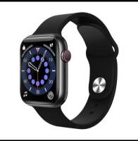 LuckyWd Smart Watch สีดำ (Black) รองรับภาษาไทย เปลี่ยนรูปหน้าจอได้ นาฬิกา smart watch x16 รุ่นอัพเดท ใหม่ล่าสุด 2021 ขนาด 44 mm วัดชีพจร นาฬิกา วัด ชีพจร  watch6 series6 นาฬิกาข้อมือ นาฬิกาเด็กสมาทวอช Fitness Tracker นาฬิกาผู้ใหญ่