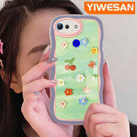 YIWESAN เคสเคสสำหรับ Honor V30 V20โปรดอกไม้น่ารักการ์ตูนแฟชั่นสีสันสดใสขอบลายคลื่นป้องกันเลนส์กล้องเคสโทรศัพท์แบบใสนิ่มเคสโปร่งใสซิลิโคนเคสกันกระแทก