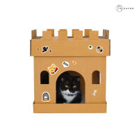 KAFBO กล่องบ้านแมว Castle Halloween Sticker Limited Edition