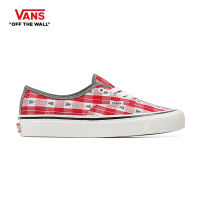 VANS Authentic 44 DX - ANAHEIM FACTORY OG PLAID RED/WHITE รองเท้า ผ้าใบ VANS ชาย หญิง